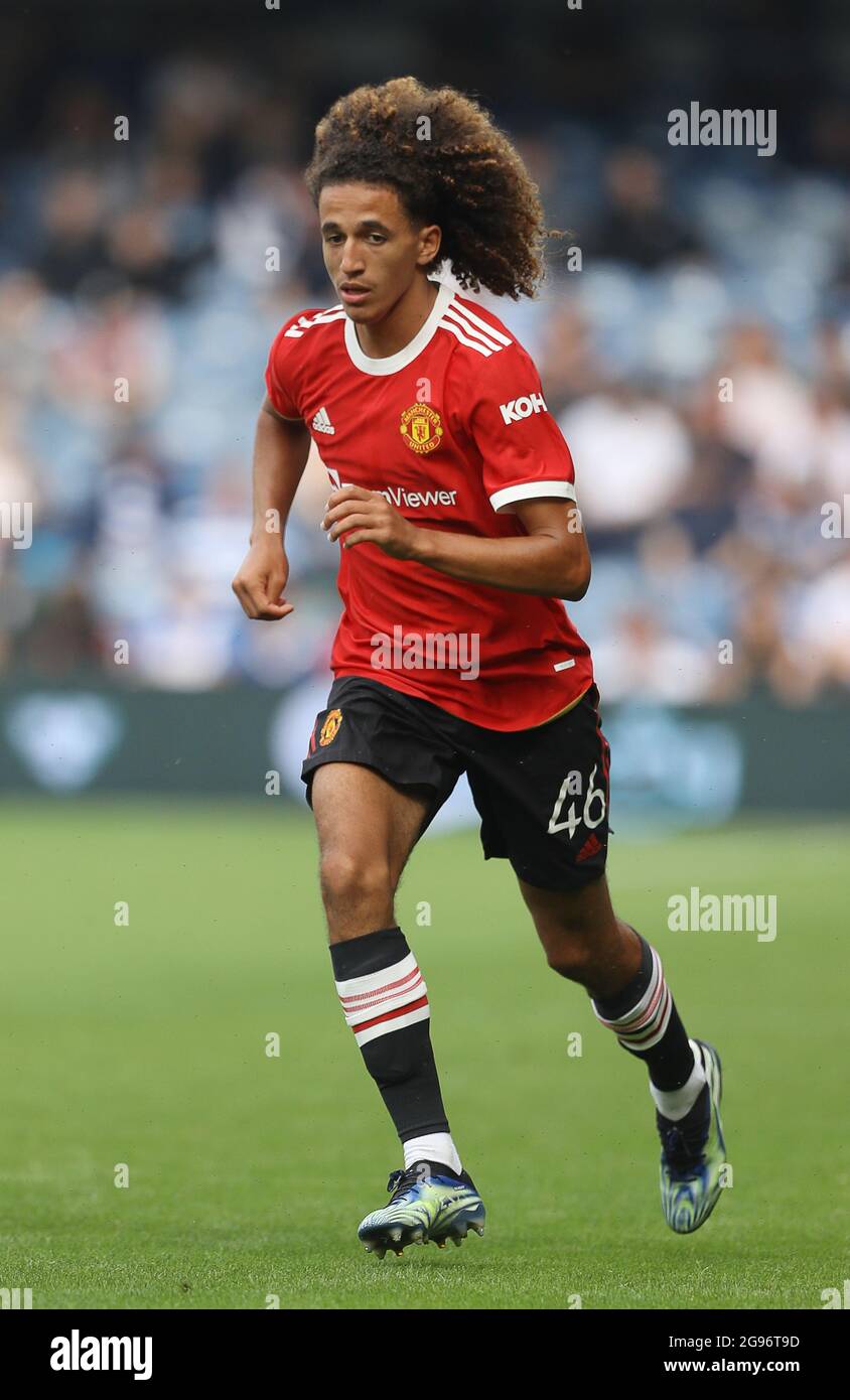 London, England, 24th July 2021. Manchester UnitedÕs Hannibal during the Pre Season Friendly match at The Kiyan Prince Foundation Stadium, London. Picture credit should read: Paul Terry / Sportimage Stock Photo