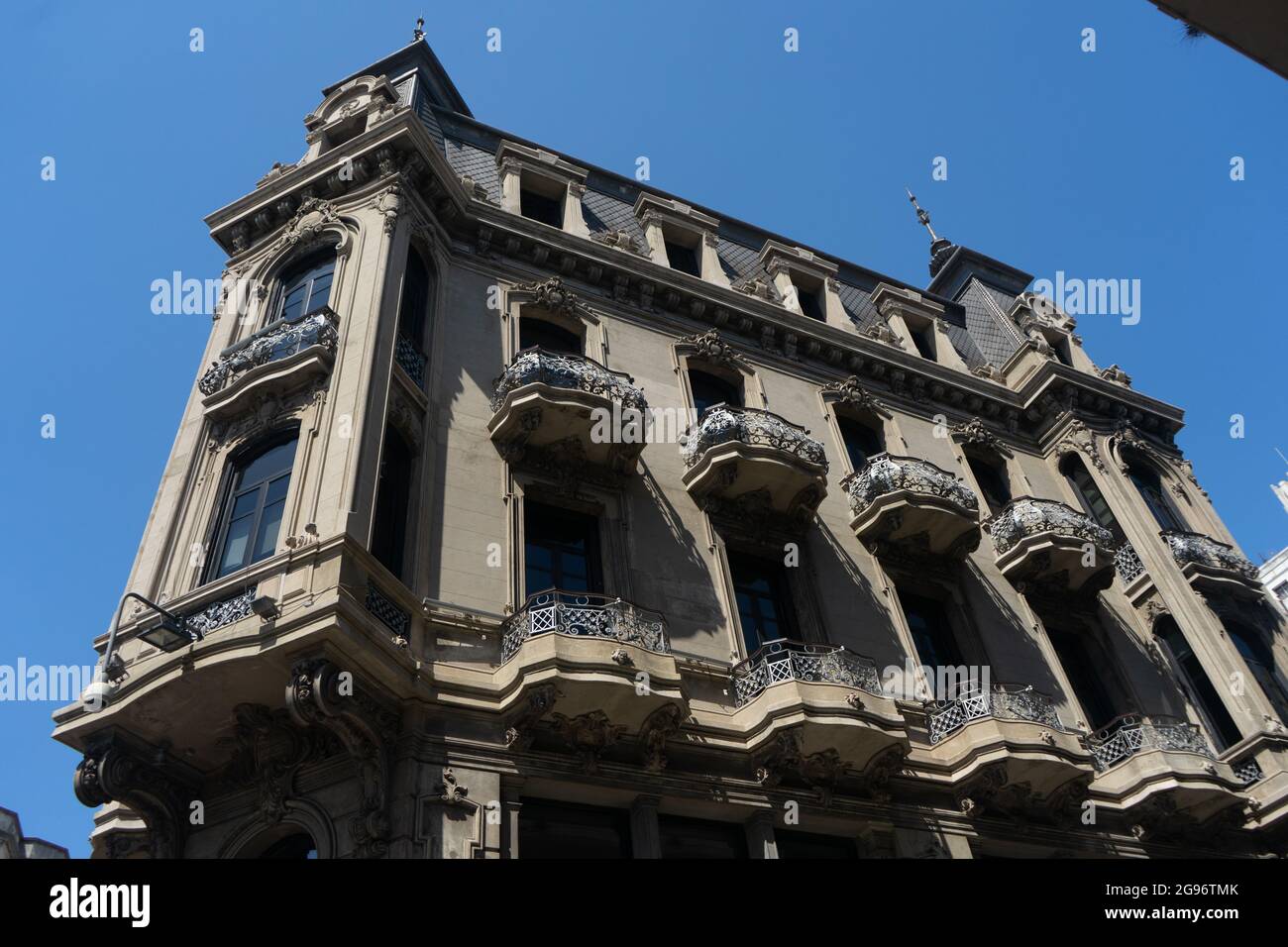 Historic building in Ciudad Vieja, Montevideo, Uruguay Stock Photo