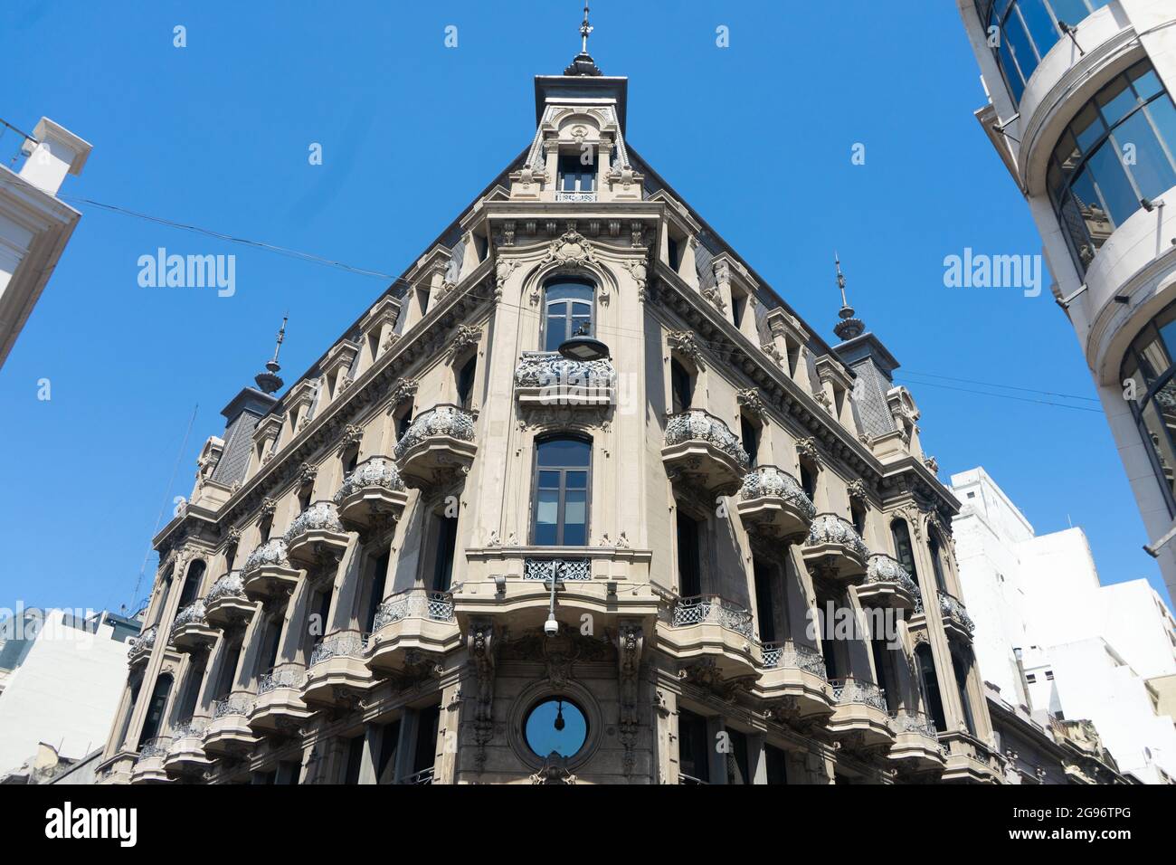 Historic building in Ciudad Vieja, Montevideo, Uruguay Stock Photo