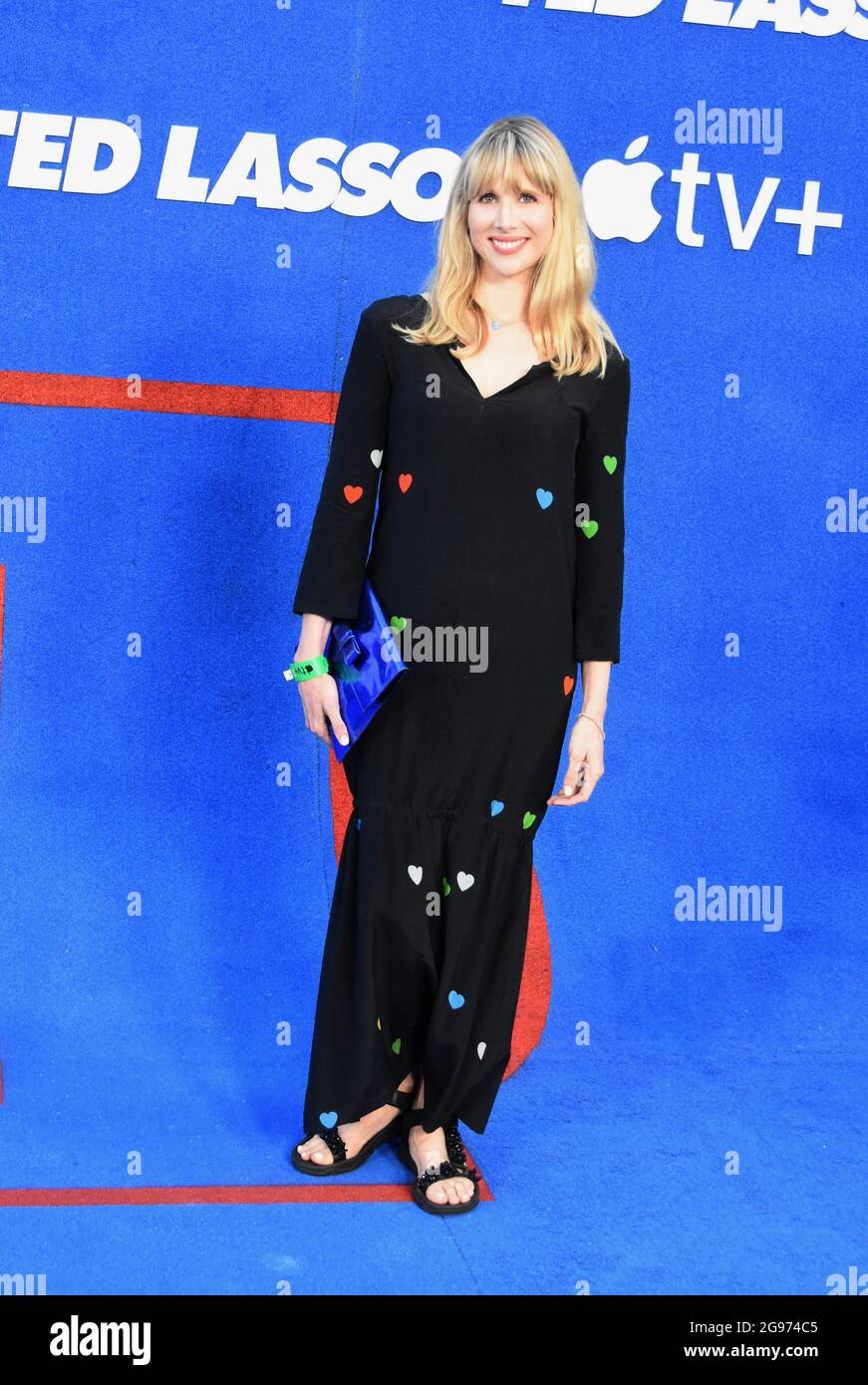 West Hollywood, California, USA 15th July 2021 Actress Lucy Punch attends Apple's 'Ted Lasso' Season Two Premiere Event at The Rooftop at The Pacific Design Center on July 15, 2021 in West Hollywood, California, USA. Photo by Barry King/Alamy Stock Photo Stock Photo