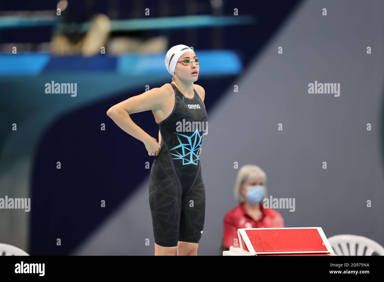 Tokyo, Japan. 24th July, 2021. Yusra Mardini (EOR) Swimming : Women's 100m Butterfly Heat during the Tokyo 2020 Olympic Games at the Tokyo Aquatics Centre in Tokyo, Japan . Credit: Akihiro Sugimoto/AFLO SPORT/Alamy Live News Stock Photo