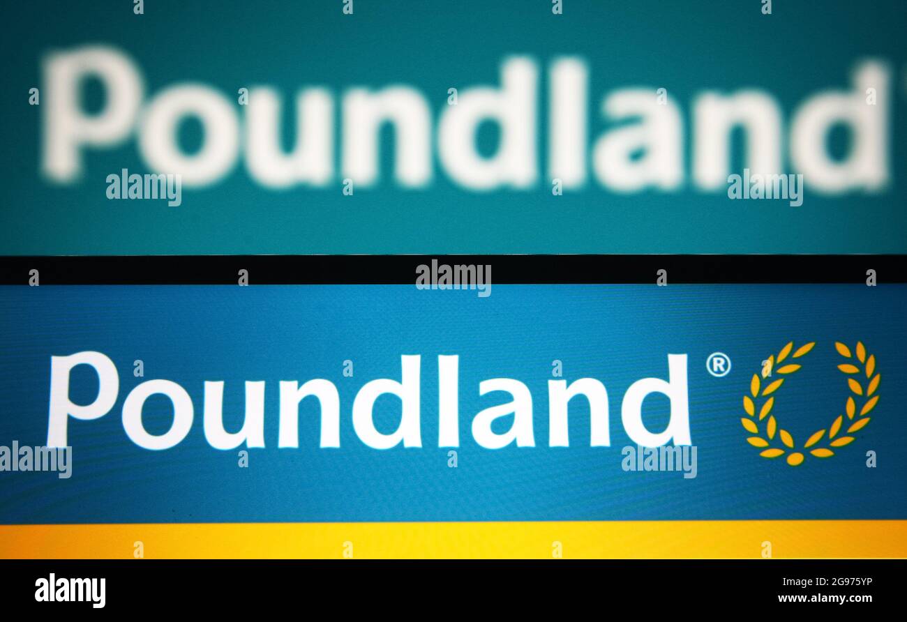 https://c8.alamy.com/comp/2G975YP/in-this-photo-illustration-a-poundland-logo-of-a-british-variety-store-chain-is-seen-on-a-smartphone-and-a-pc-screen-2G975YP.jpg