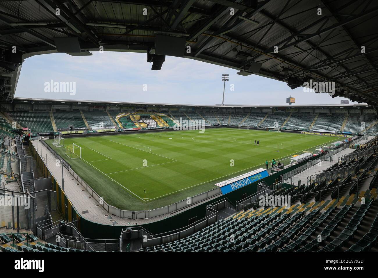 DEN HAAG, NETHERLANDS - JULY 24: during the Pre season friendly match  between ADO Den Haag and FC Twente at Cars Jeans Stadion on July 24, 2021  in Den Haag, Netherlands (Photo