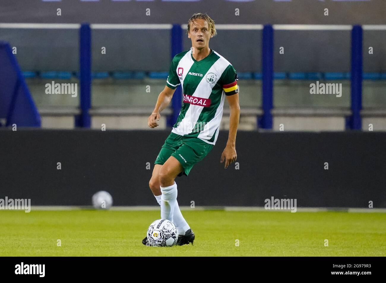 ARNHEM, NETHERLANDS - JULY 24: Glenn Neven of Lommel SK during the Pre-season Friendly match between Vitesse and Lommel SK at Gelredome on July 24, 2021 in Arnhem, Netherlands (Photo by Rene Nijhuis/Orange Pictures) Stock Photo
