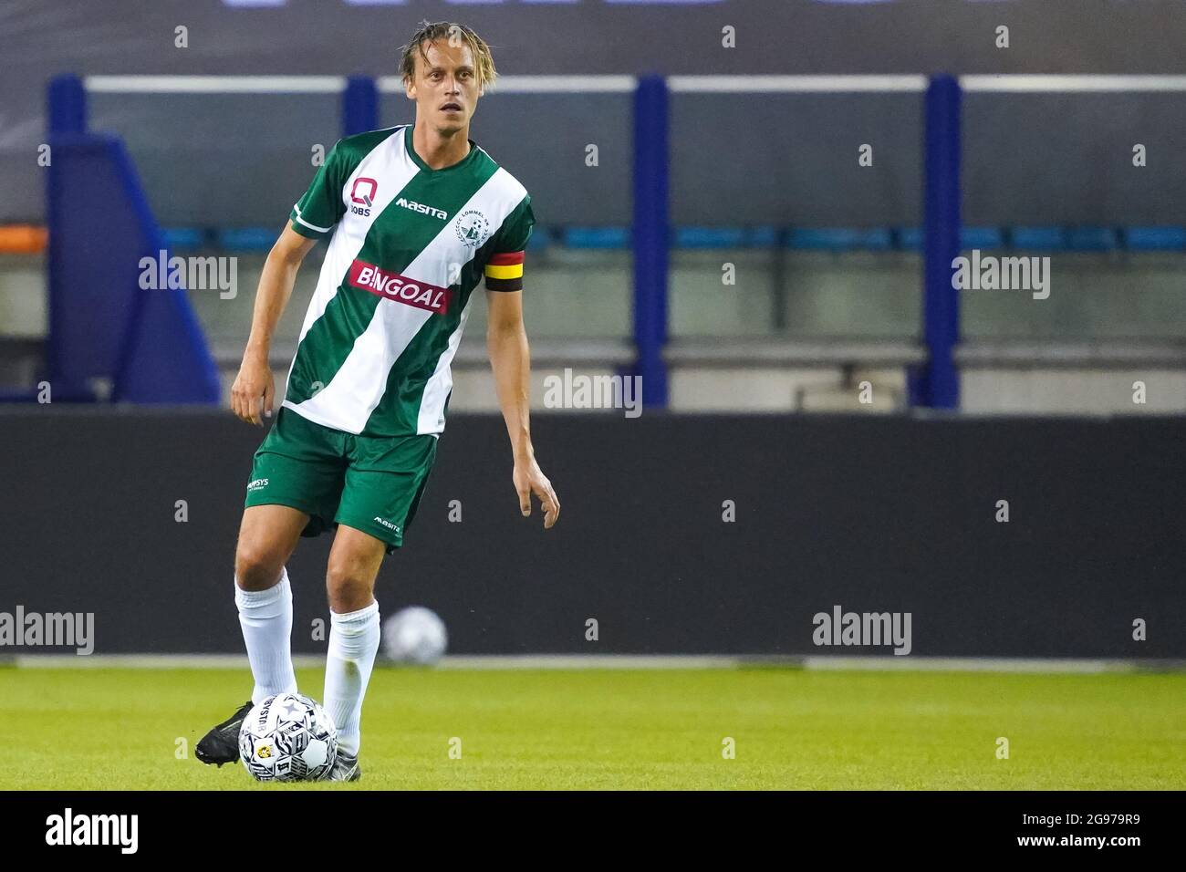 ARNHEM, NETHERLANDS - JULY 24: Glenn Neven of Lommel SK during the Pre-season Friendly match between Vitesse and Lommel SK at Gelredome on July 24, 2021 in Arnhem, Netherlands (Photo by Rene Nijhuis/Orange Pictures) Stock Photo