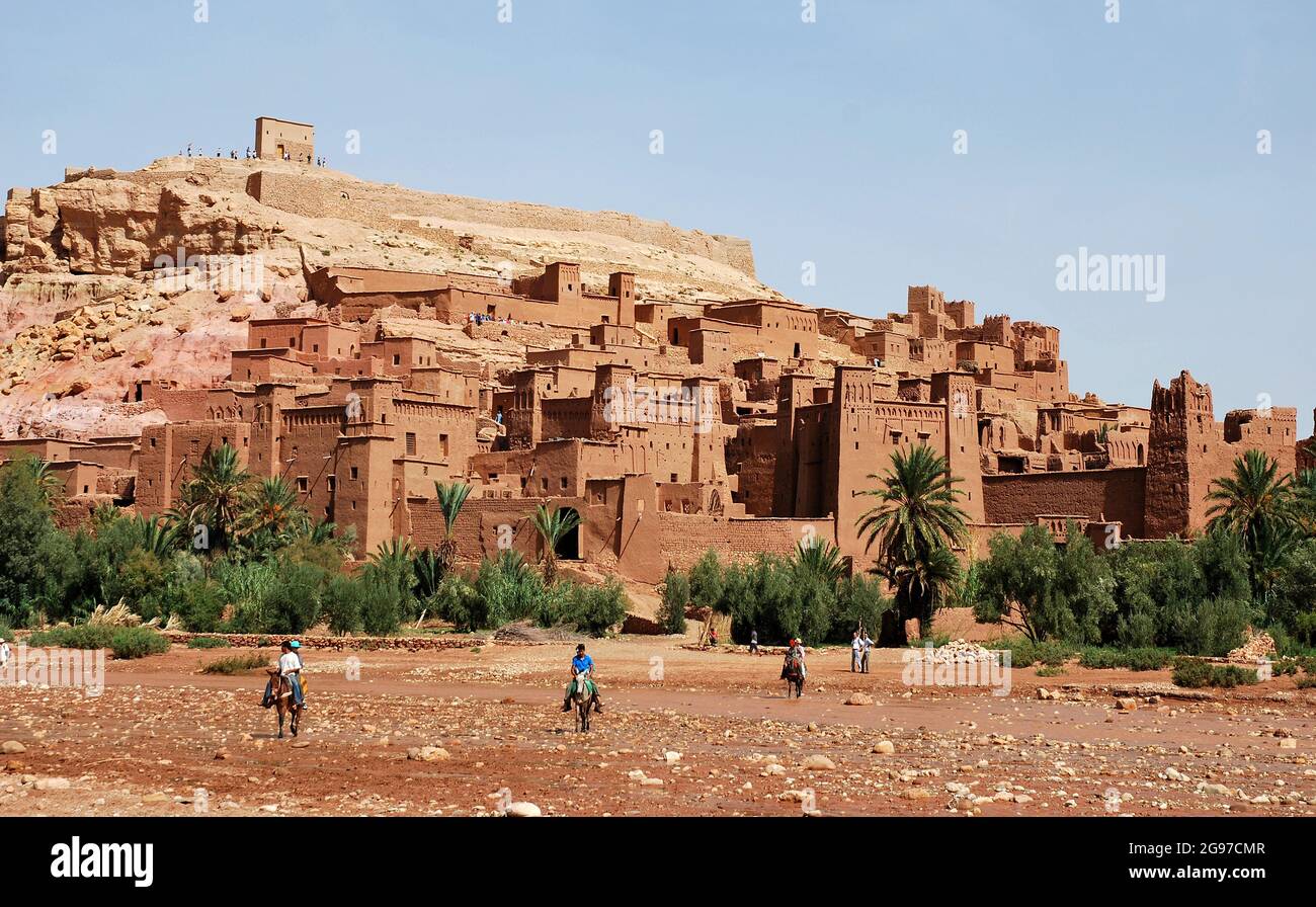 AIT BEN HADDOU Kasbah of Ouarzazate in Morocco Stock Photo Alamy