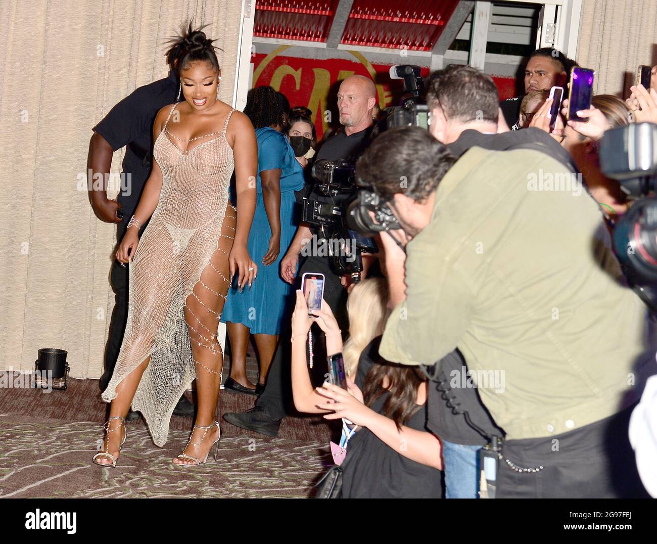 Hollywood Usa 23rd July 21 Megan Thee Stallion Attends Sports Illustrated Swimsuit 21 Issue Cover Reveal Party At Seminole Hard Rock Hotel Casino On July 23 21 In Hollywood Florida Photo