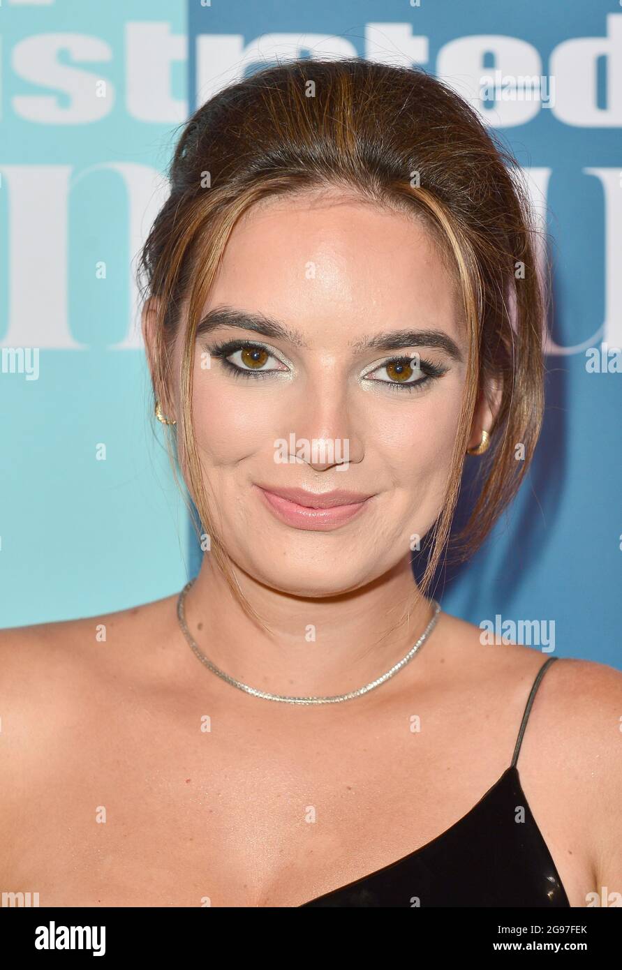 Natalie Mariduena attends Sports Illustrated Swimsuit 2021 Issue Cover