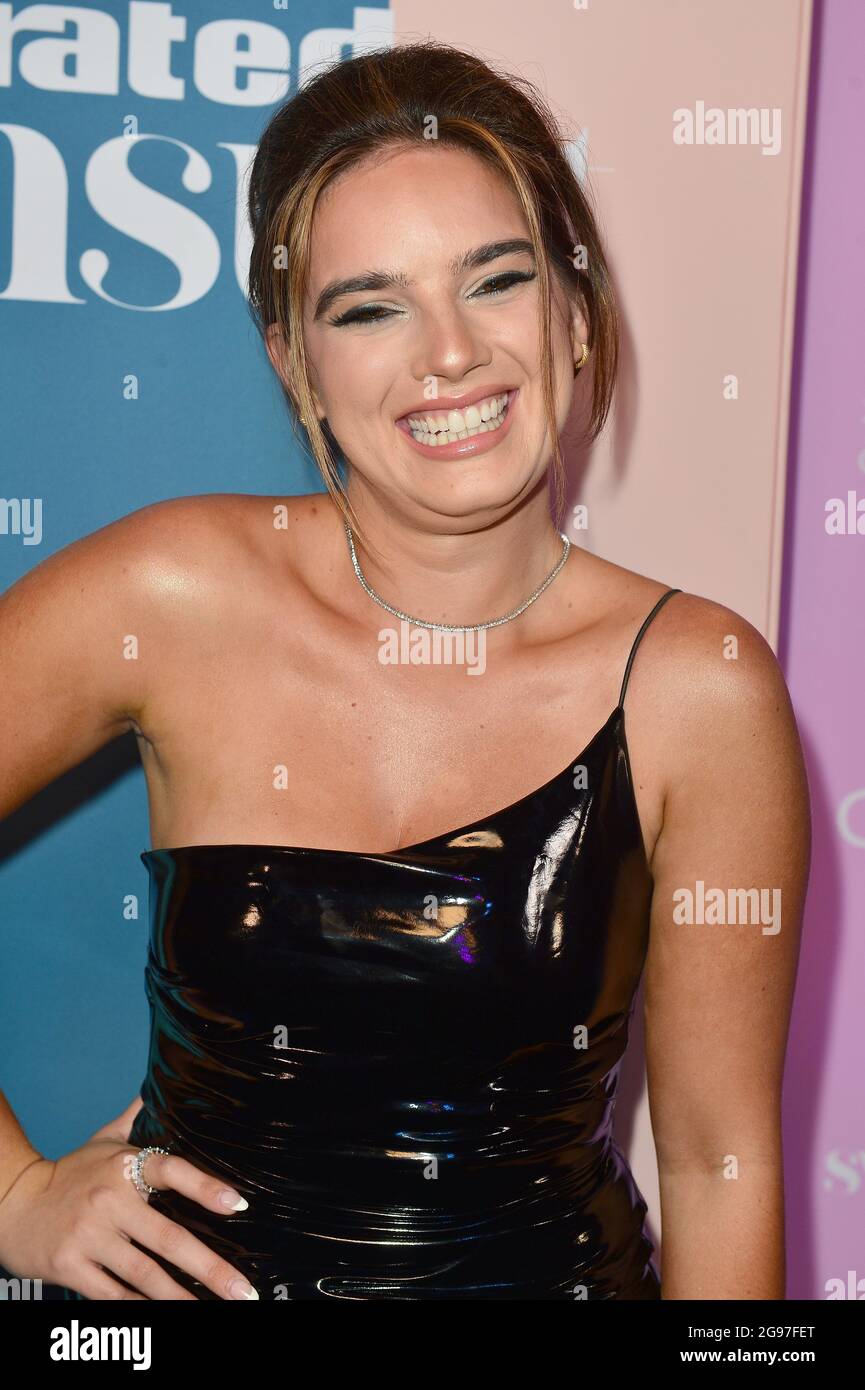 Natalie Mariduena attends Sports Illustrated Swimsuit 2021 Issue Cover