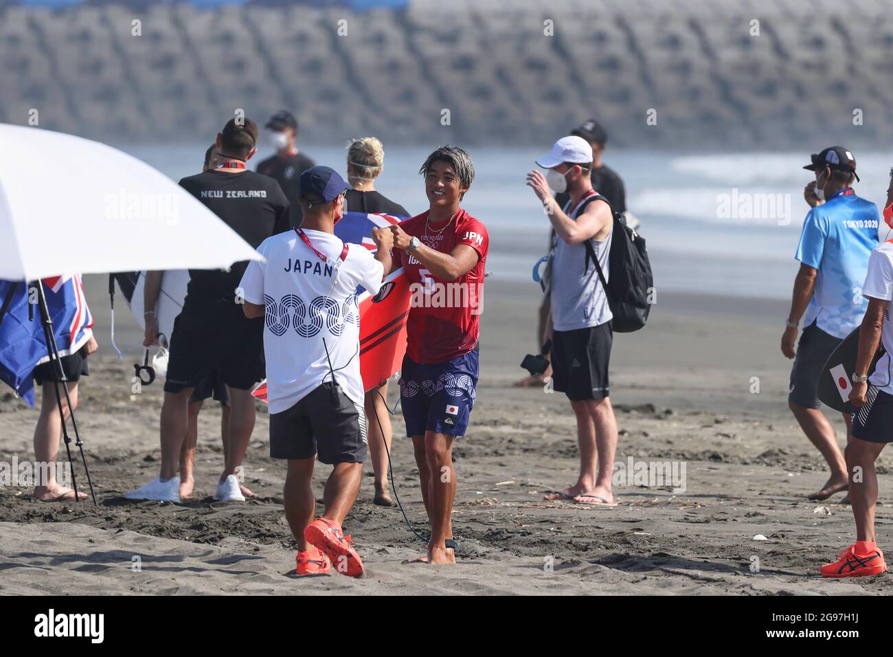 Chiba, Japan. 25th July, 2021. Kanoa Igarashi (JPN) Surfing : Men's