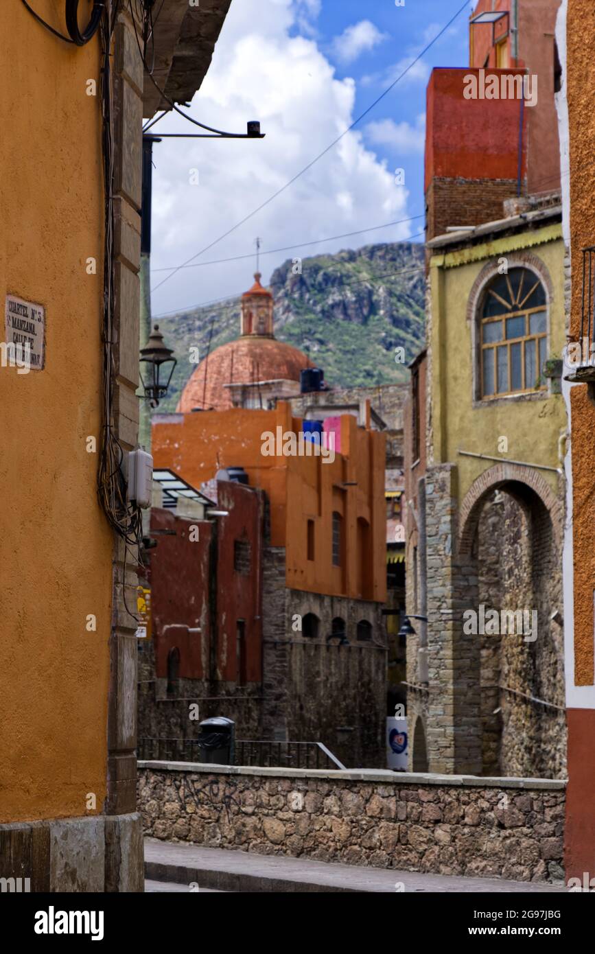 Guanajuato, Mexico Calle Cantarranas Stock Photo Alamy