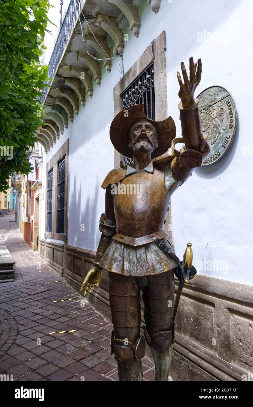 Guanajuato, Mexico Don Quixote Statue Stock Photo Alamy