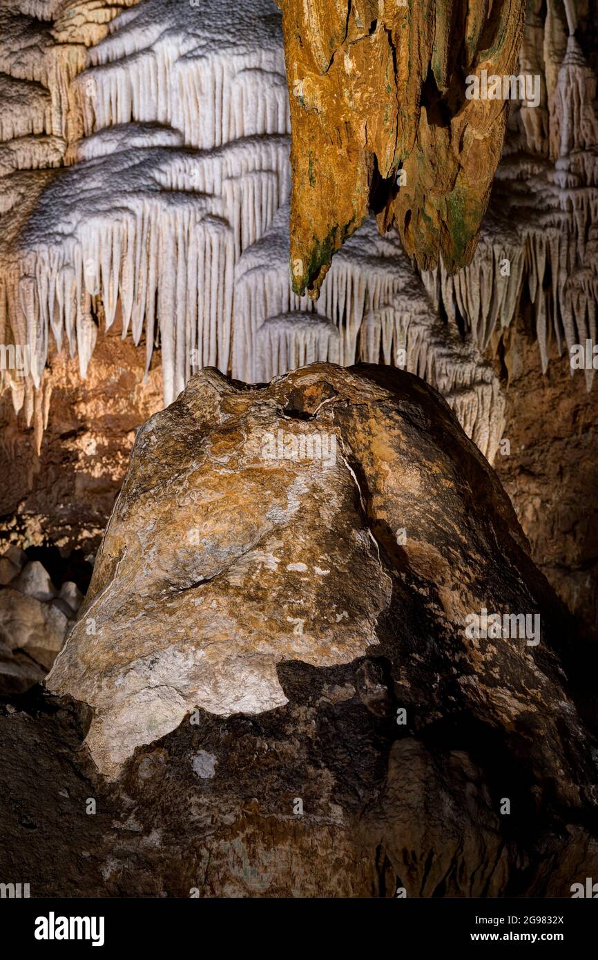 Titania's Veil, Luray Caverns, Virginia, USA Stock Photo Alamy