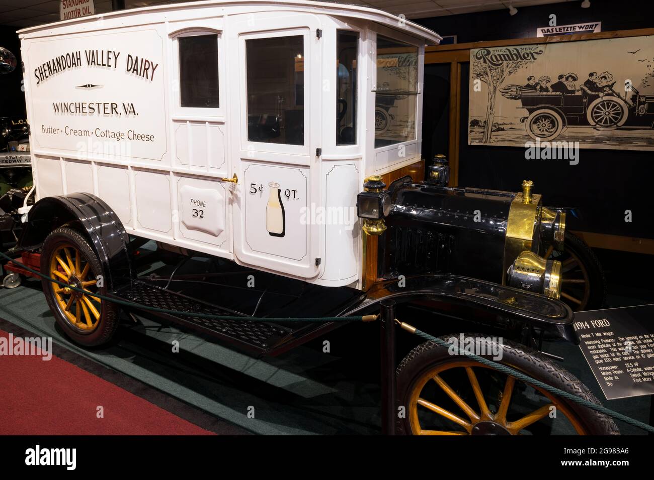Ford Model T 1914 at Car and Carriage Caravan Museum, Luray, Virginia, USA Stock Photo