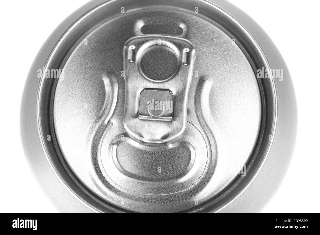 aluminum can isolated on white Stock Photo - Alamy