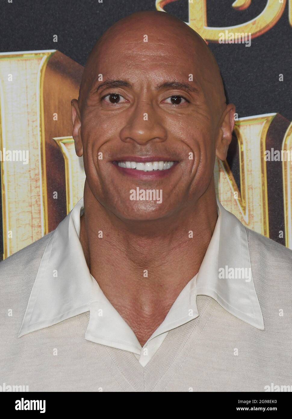 Dwayne Johnson arrives at Disney's JUNGLE CRUISE World Premiere held at