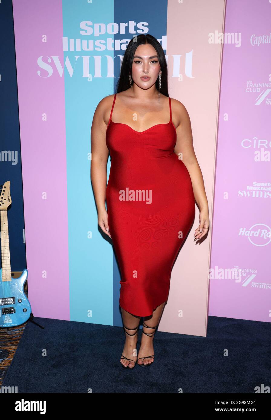 HOLLYWOOD, FLORIDA JULY 24 Yumi Nu the Sports Illustrated Swimsuit