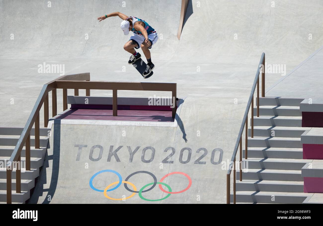 Tokyo, Japan. 25th July, 2021. Jagger Eaton of USA competes and wins