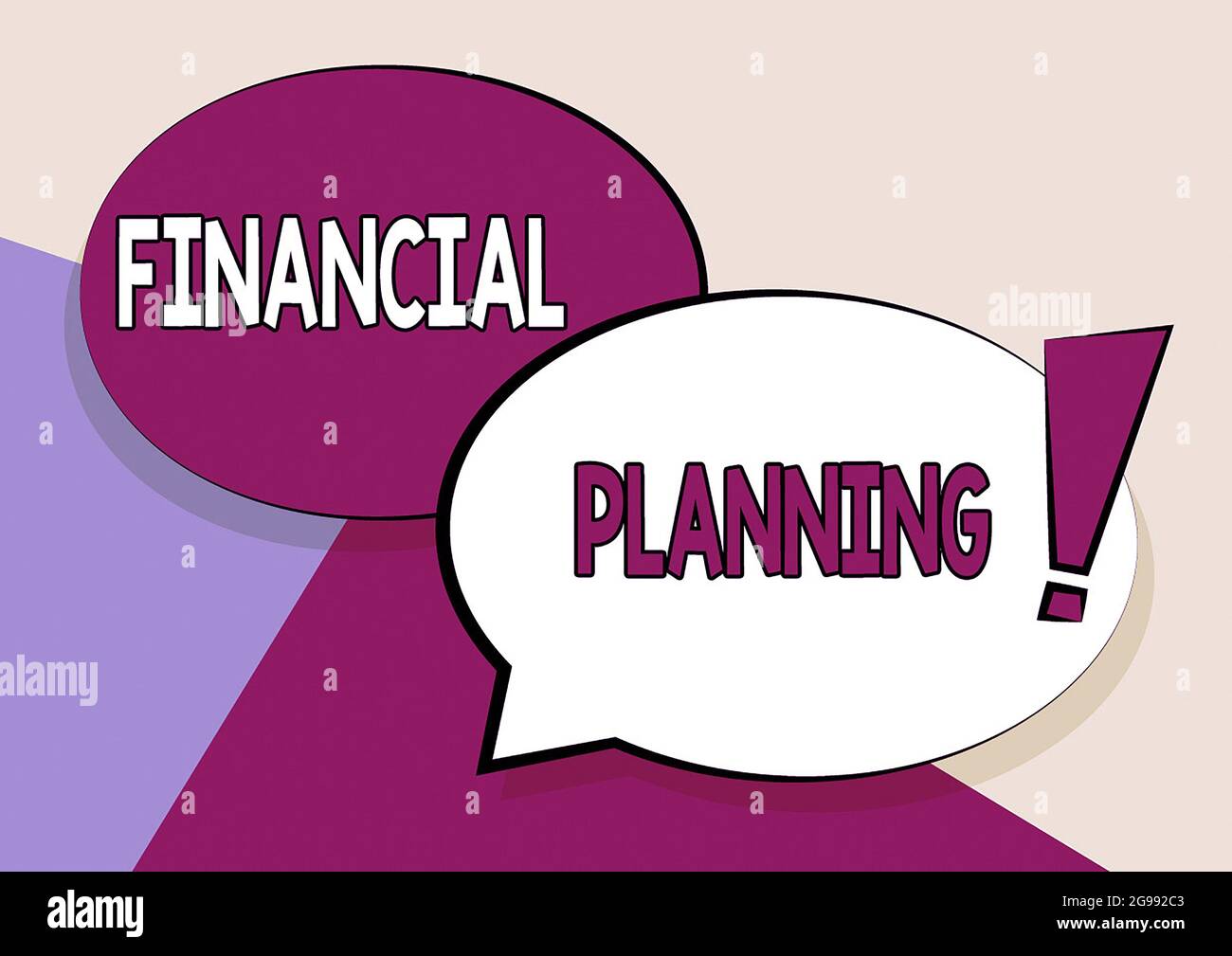 Hand writing sign Financial Planning. Business overview determining how