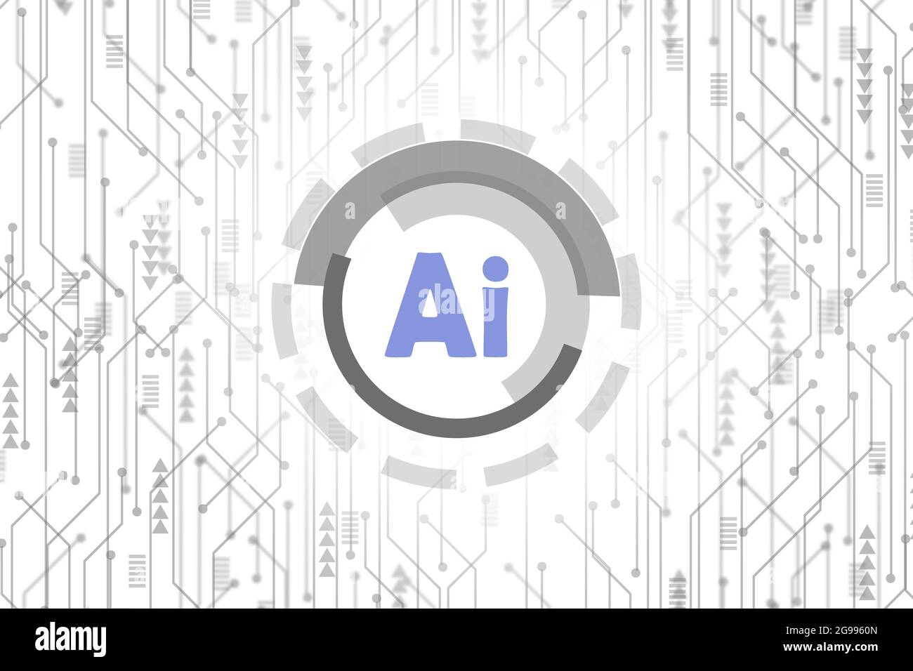 Artificial Intelligence Circuit Board White Background Stock Photo Alamy Artificial Intelligence Circuit Board White Background Stock Photo Alamy