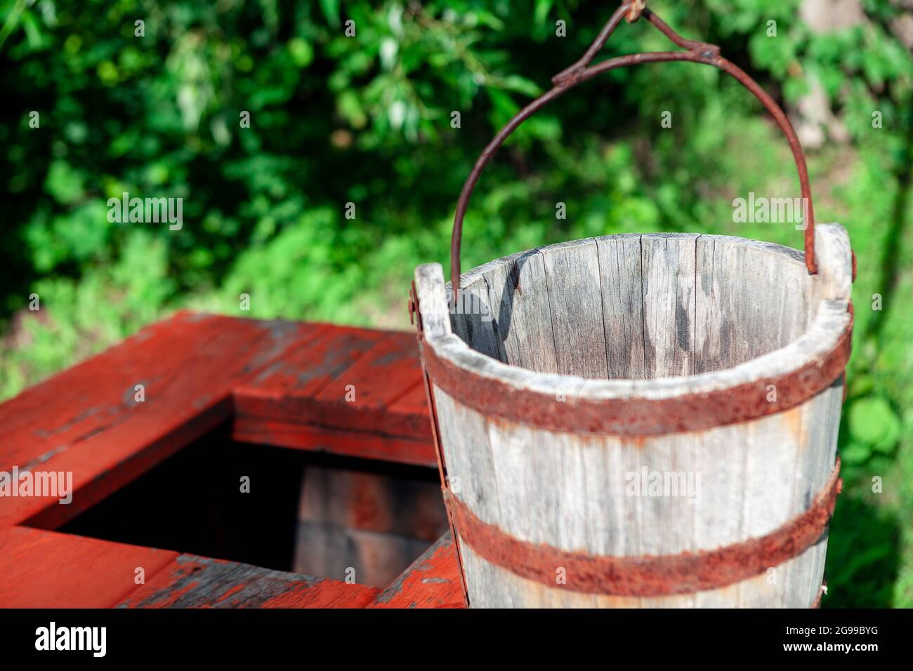 Water Well Bucket High Resolution Stock Photography and Images Alamy