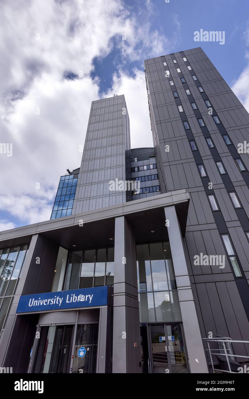 The University Library at Glasgow University, Scotland Stock Photo Alamy
