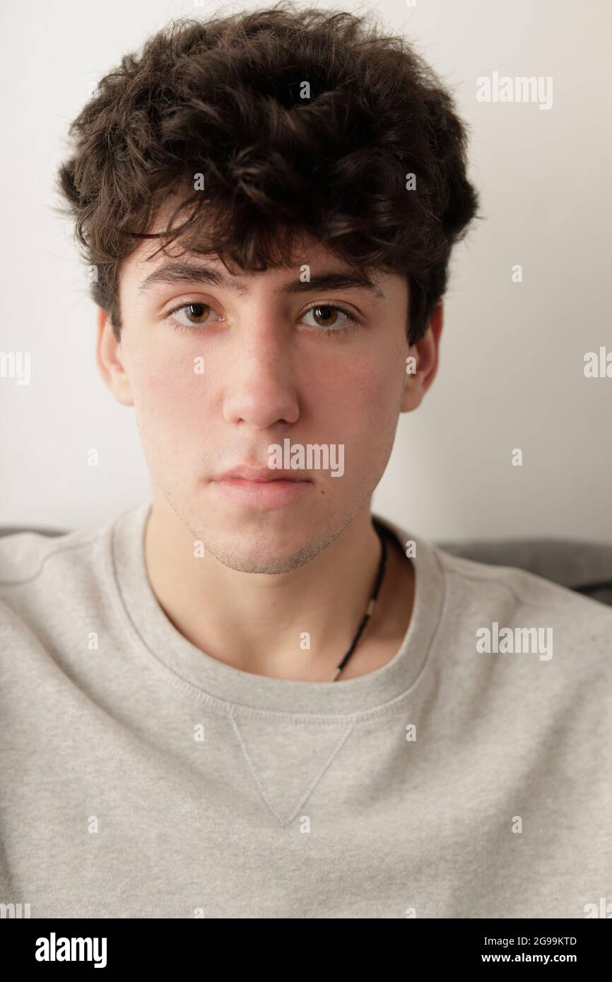 Dark brown hair brown eyes man hi-res stock photography and images - Alamy