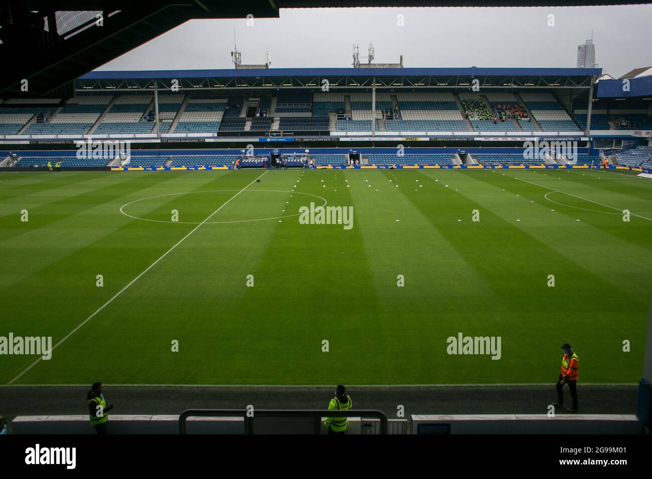 LONDON, UK. JULY 24TH  Kiyan Prince Foundation Stadium pictured during the Pre-season Friendly match between Queens Park Rangers and Manchester United at the Kiyan Prince Foundation Stadium., London on Saturday 24th July 2021. (Credit: Federico Maranesi | MI News) Stock Photo