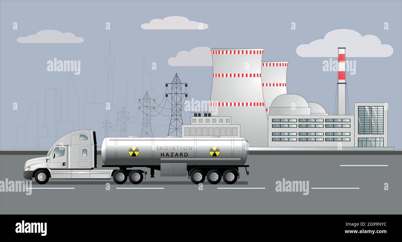 Transportation of radioactive liquid waste from nuclear power plants