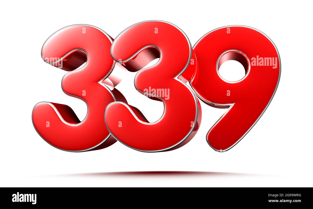 3d number 339 hi-res stock photography and images - Alamy