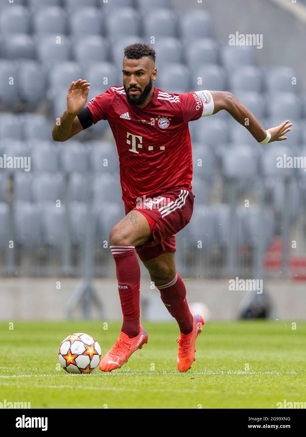 Eric Maxim CHOUPO-MOTING (# 13, M). Soccer, FC Bayern Munich (M) - Ajax  Amsterdam (AMS) 2: 2, preparatory game for the 2021-2022 season, on July  24th, 2021 in Muenchen, ALLIANZARENA, Germany. ¬ Stock Photo - Alamy