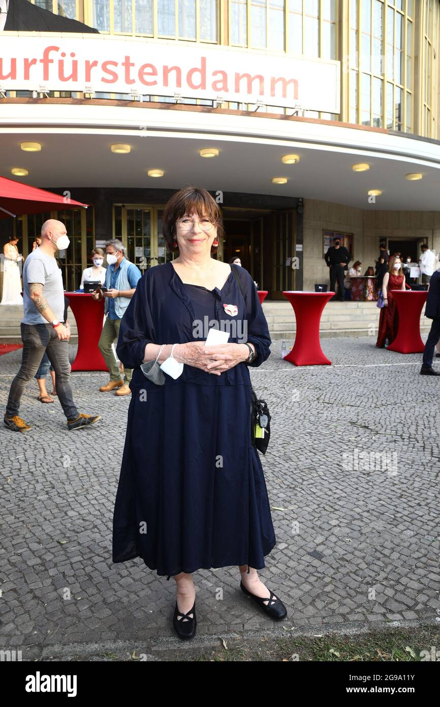 Monika Hansen bei der Premiere des Theaterstücks 'Mord im Orientexpress' in der Komödie am Kurfürstendamm im Schiller Theater. Berlin, 24.07.2021 Stock Photo