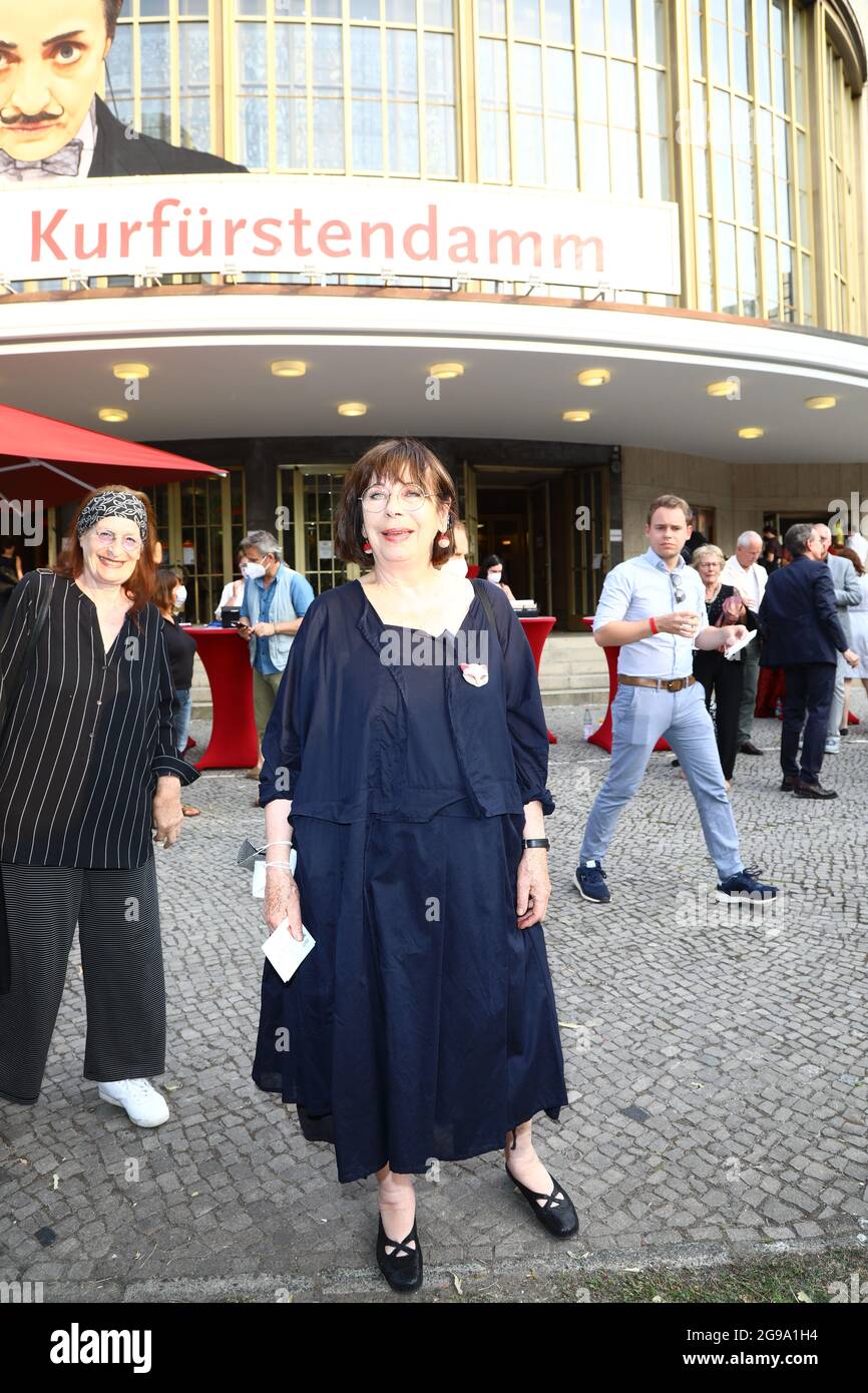 Monika Hansen bei der Premiere des Theaterstücks 'Mord im Orientexpress' in der Komödie am Kurfürstendamm im Schiller Theater. Berlin, 24.07.2021 Stock Photo