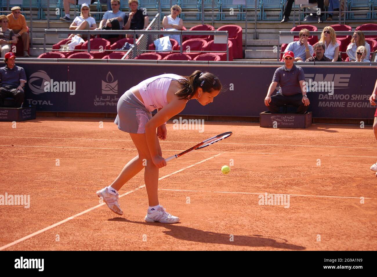 Qatar German Open 2006 Ana Ivanovic Stock Photo Alamy