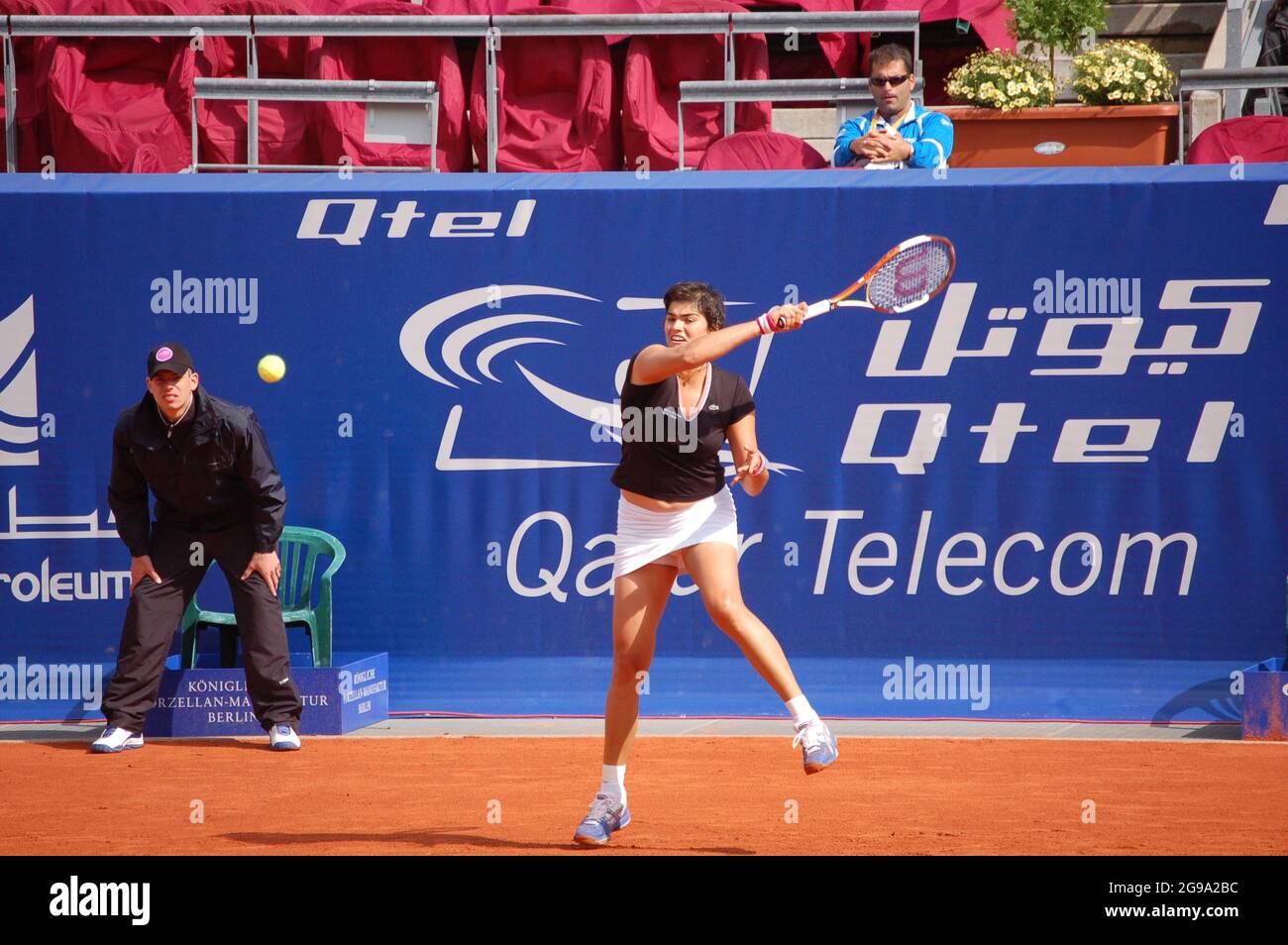 Qatar German Open 2007 Eleni Daniilidou Stock Photo Alamy