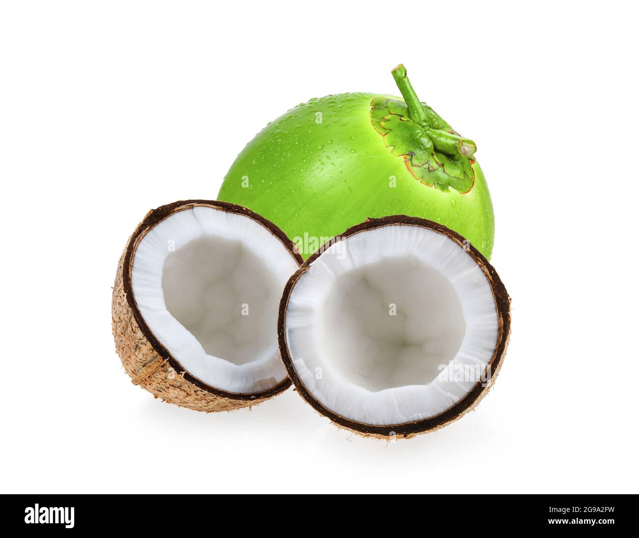 coconut isolated on white background Stock Photo