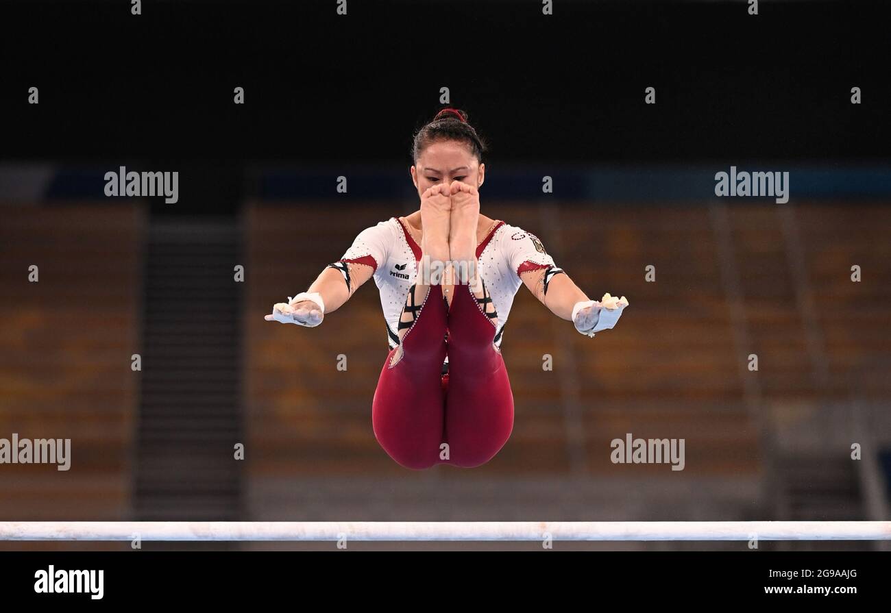 Tokio, Japan. 25th July, 2021. Gymnastics Olympics, preliminary