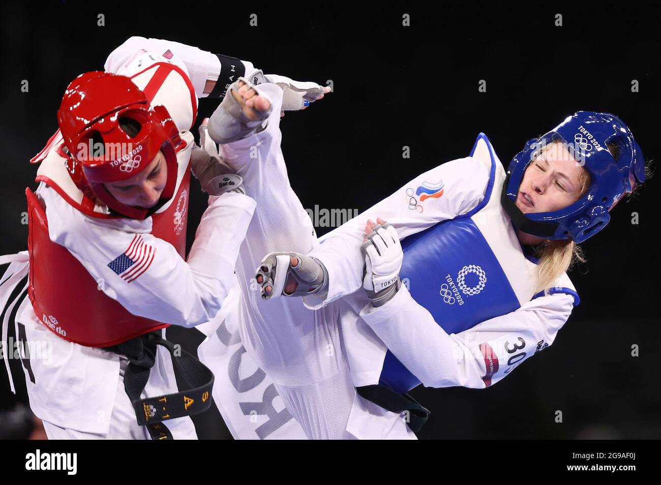 Taekwondo BRONZE Foto sig. Olympia 2020 MININA Tatiana ROC RUS