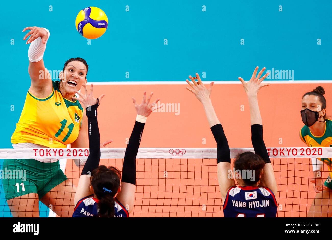 Brazil v korea volleyball hires stock photography and images Alamy