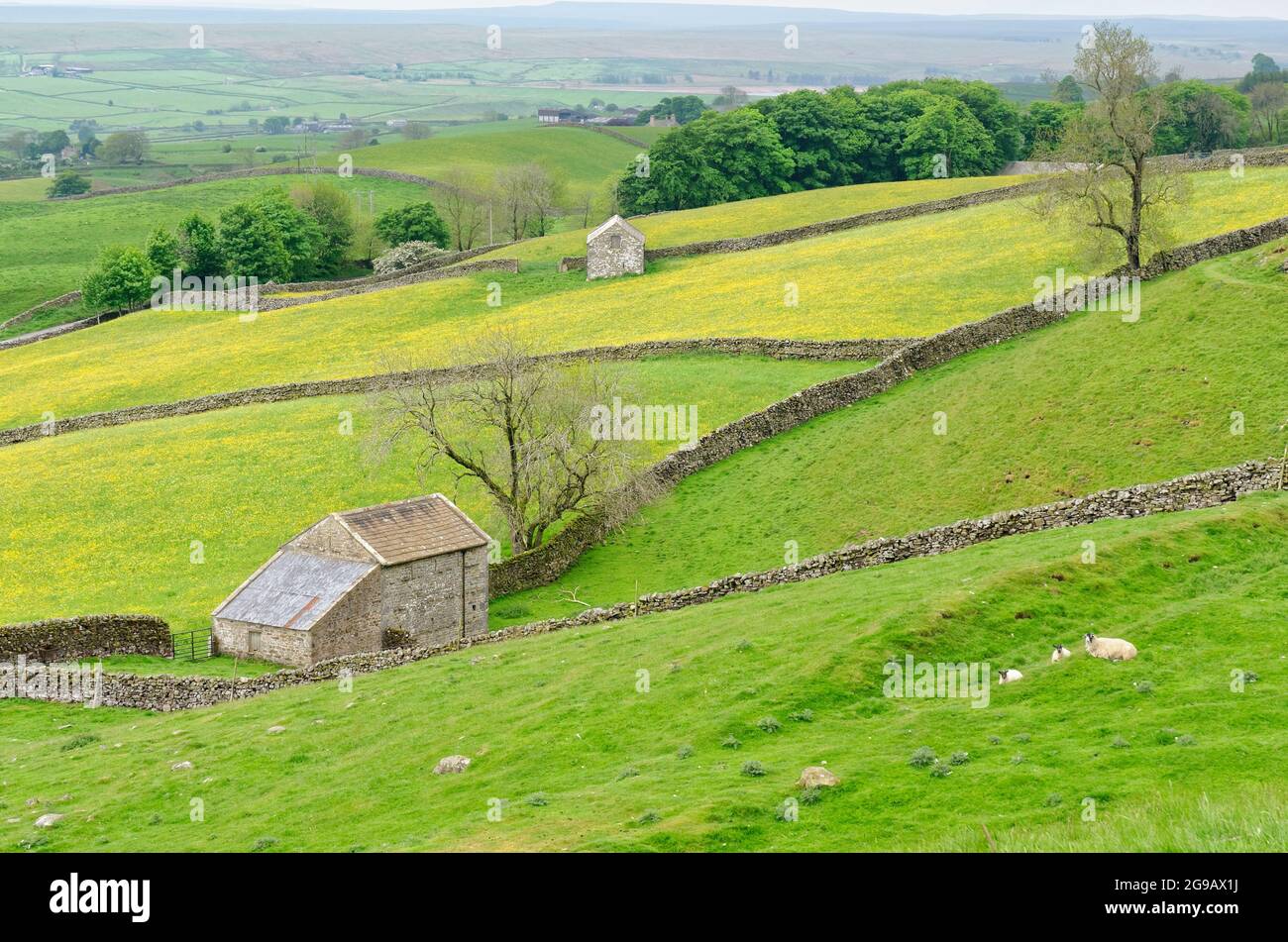 A Pennines View Stock Photo
