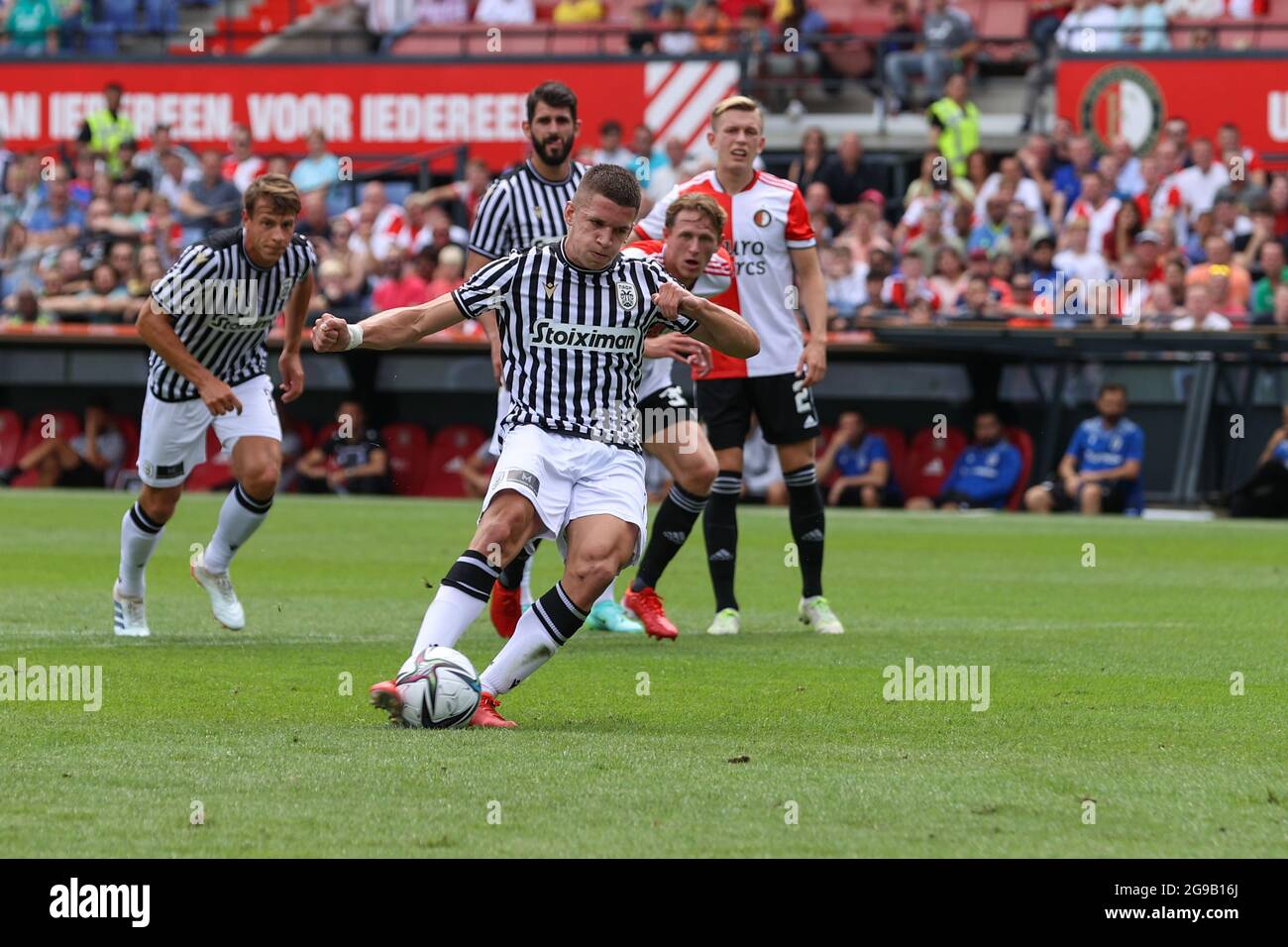 ROTTERDAM, NETHERLANDS - JULY 25: Christos Zolis of PAOK Saloniki