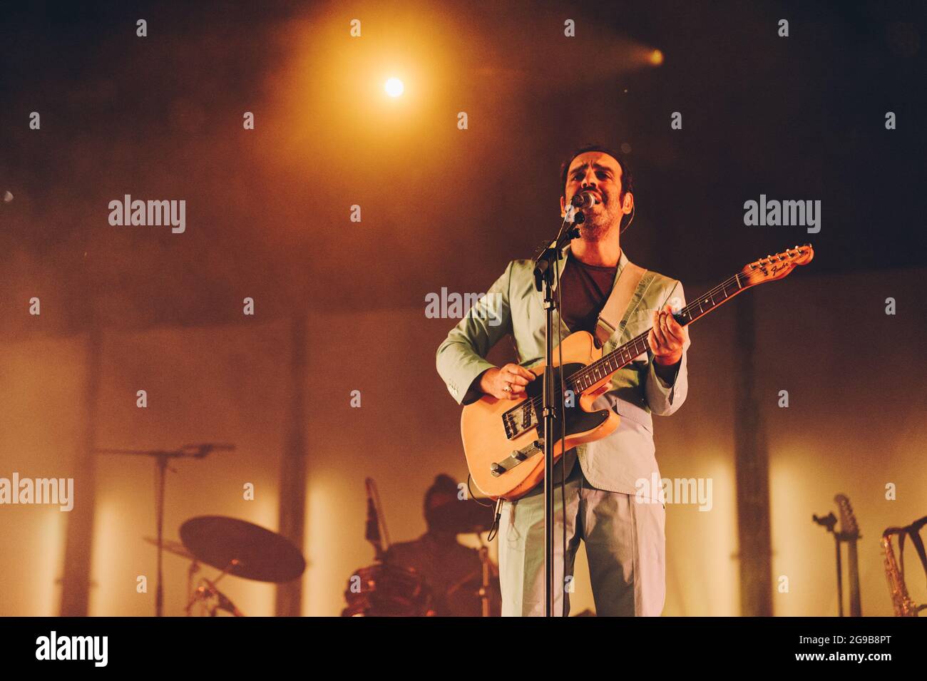Milan Italy 21 July 2021 Colapesce Dimartino live at Castello Sforzesco © Giulia Manfieri / Alamy Stock Photo
