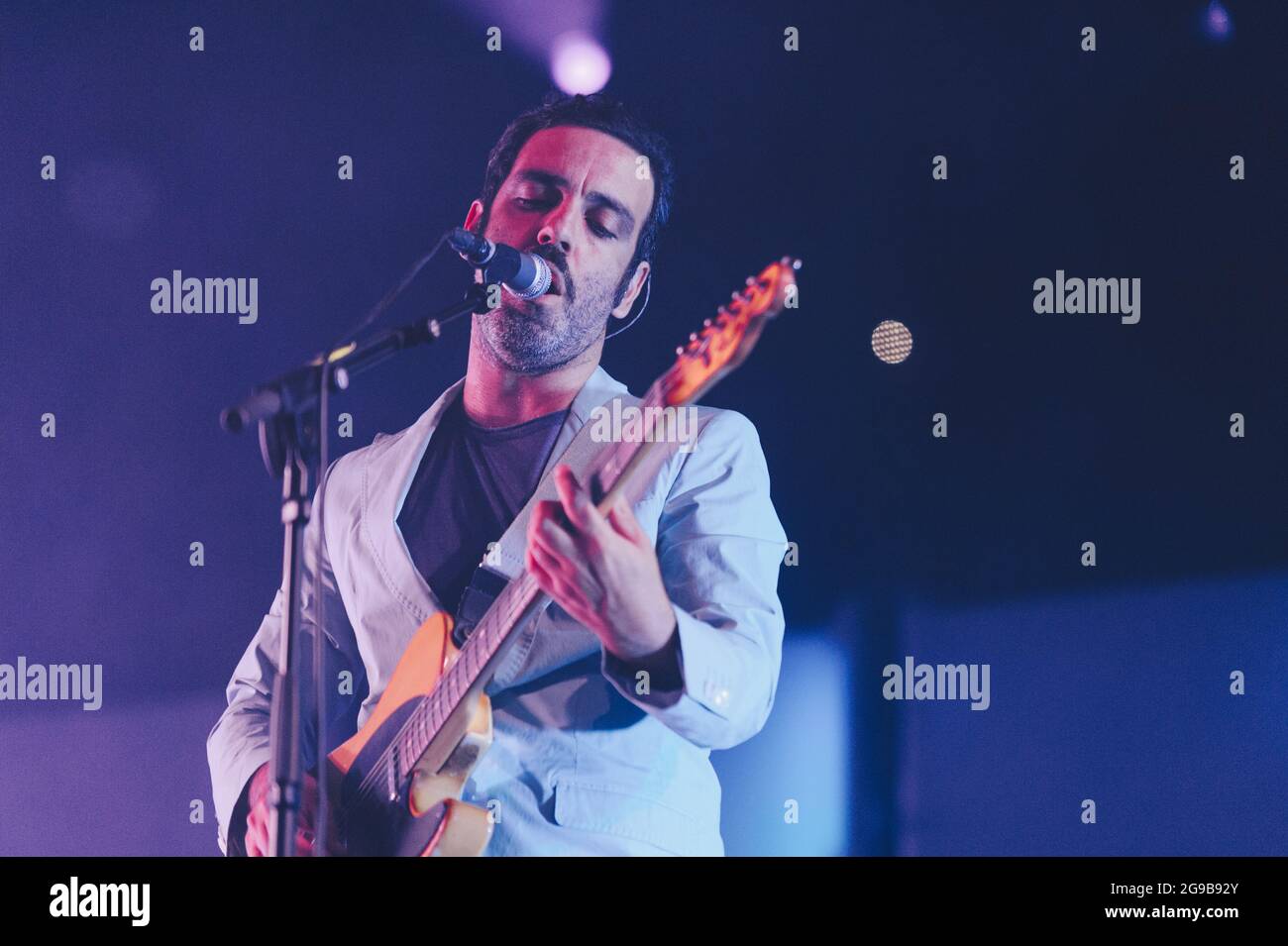 Milan Italy 21 July 2021 Colapesce Dimartino live at Castello Sforzesco © Giulia Manfieri / Alamy Stock Photo