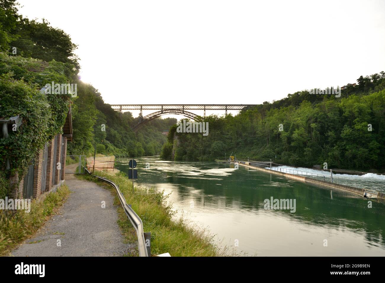 St. Michele Bridge - ponte San Michele Stock Photo