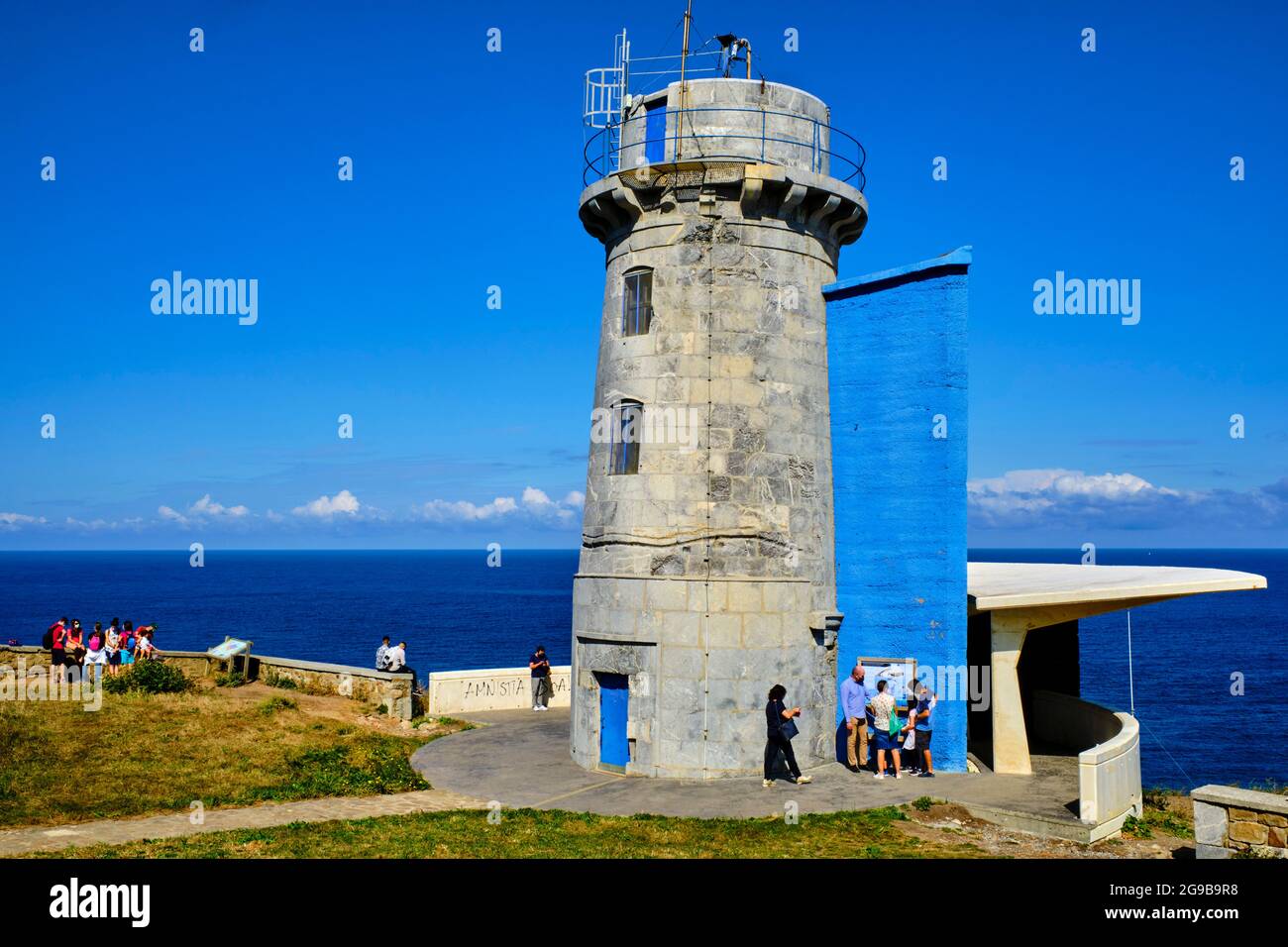 Basque Lighthouse Spain, Biscay, Basque Country, Matxitxako lighthouse Stock Photo - Alamy