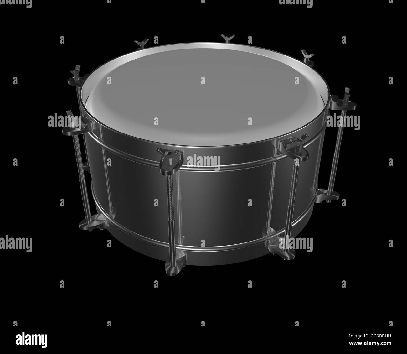 drum set  for music 3d illustration Stock Photo