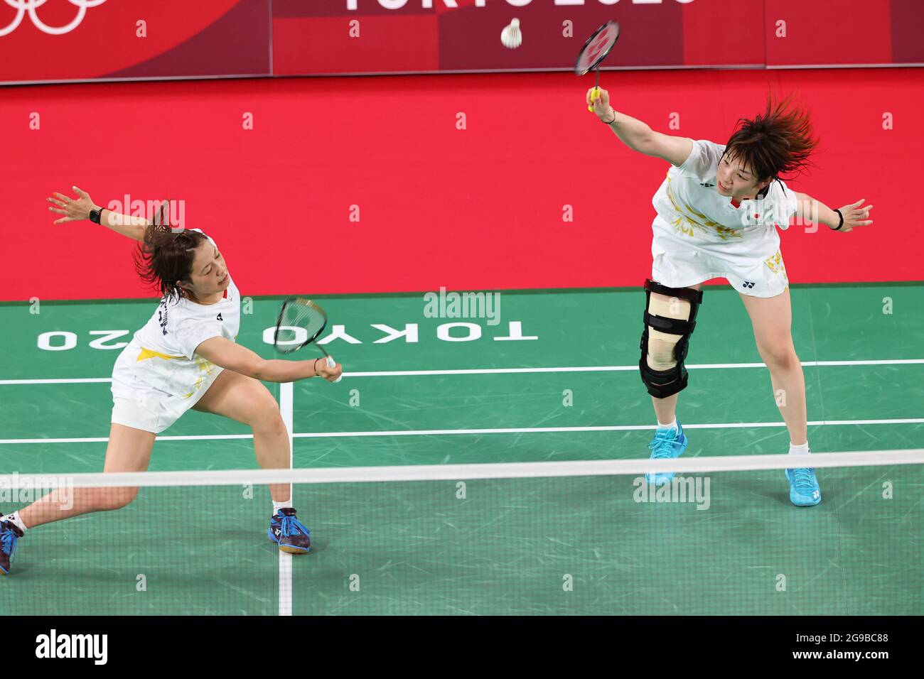 Tokyo, Japan. 25th July, 2021. Yuki Fukushima & Sayaka Hirota (JPN ...