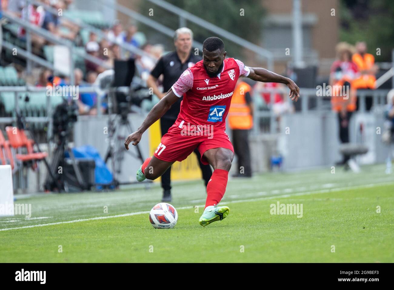 25 07 2021 Sion Stade De Tourbillon Fc Sion Servette Fc 97 Dimitri Cavare Sion Photo By Siriane Davet Just Pictures Sipa Usa Stock Photo Alamy