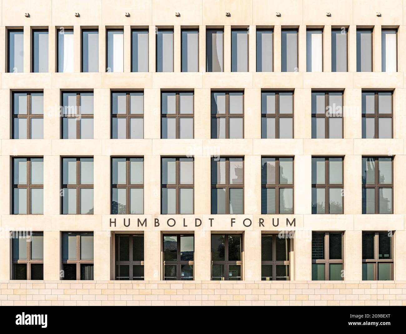 Humboldt-Forum, Berlin. Neubau Berliner Stadtschloss Stock Photo