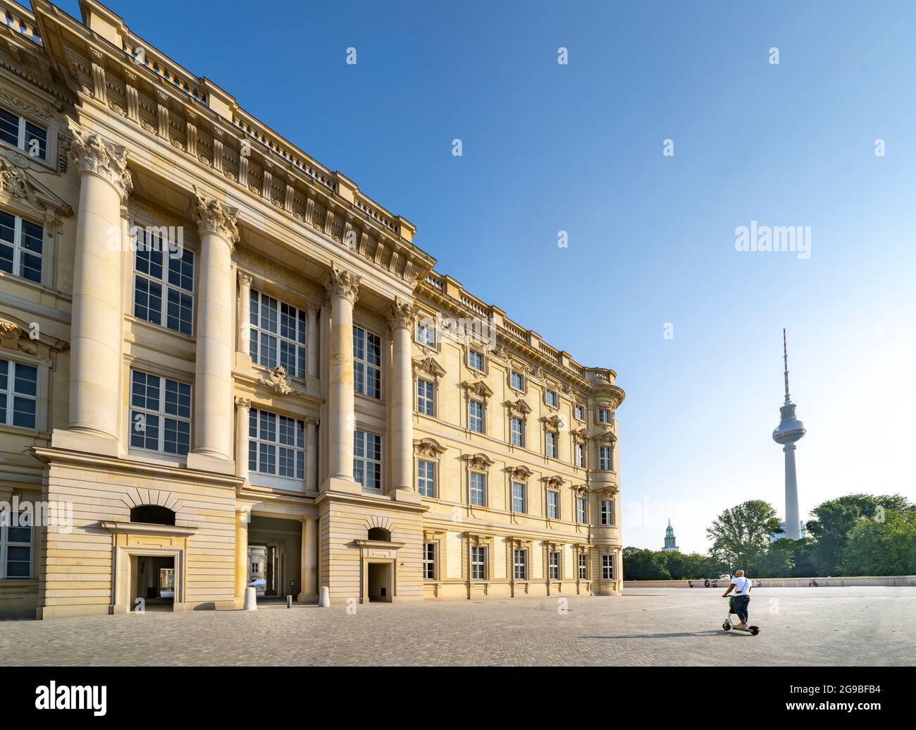 Humboldt-Forum, Berlin. Neubau Berliner Stadtschloss Stock Photo